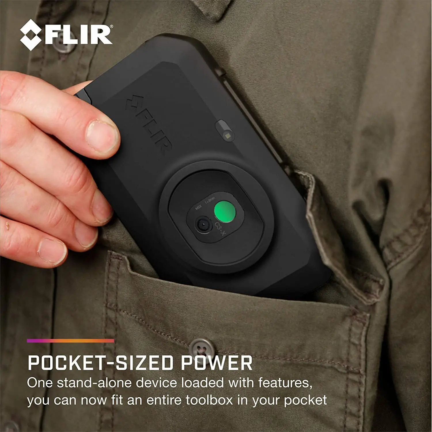 FLIR C3-X Compact Thermal Imaging Camera with Wi-Fi, 128 x 96 Brand new in stock FLIR C3-X Compact Thermal Imaging Camera with Wi-Fi, 128 x 96 Brand new in stock